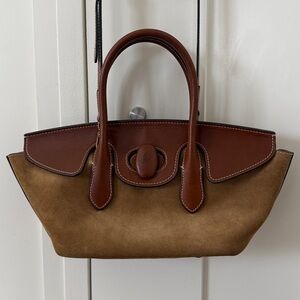 POLO Ralph Lauren East-West Suede Satchel